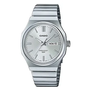 Relógio Casio Masculino MTP-E735D Prateado