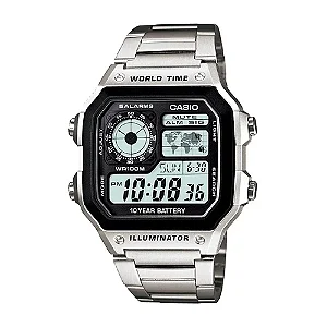 Relógio Casio Masculino World Time AE-1200