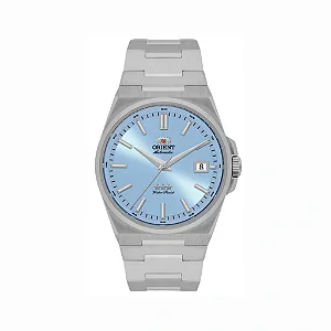 Orient 3 Estrelas Elegance 38mm Azul Claro