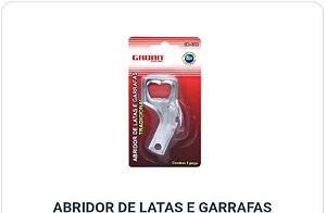 Abridor de latas e garrafass tradicional - Gadan