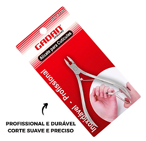 Alicate de aço inoxidavel para cutícula Gadan