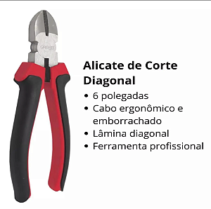 Alicate de corte 6" - Gadan