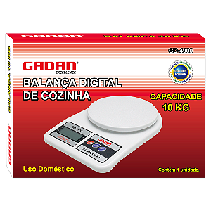 Balança para cozinha digital 10kg - Gadan
