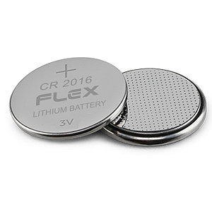 Bateria CR-2016 flex em cartela c/5