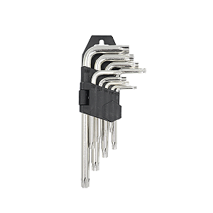 Chave torx c/9 peças (pequena) - Gadan