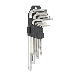 Chave torx c/9 peças (média) - Gadan