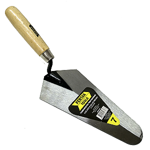 Colher para pedreiro 7" canto reto - Fertak