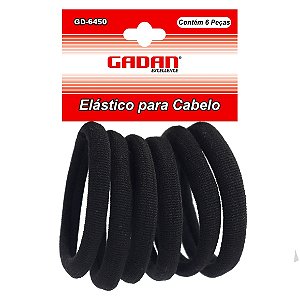 Elástico para cabelo - lacinhos pretos c/72 peças