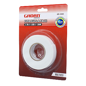 Fita dupla face espuma 2,7m - Gadan