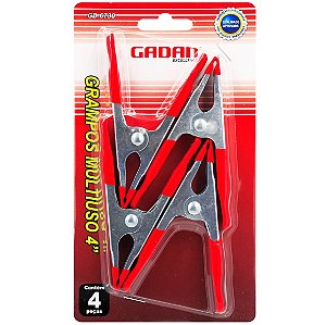 Kit com 4 grampos de 4" - Gadan