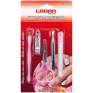 Kit manicure c/5 peças - Gadan