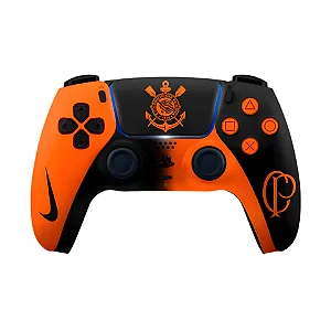 Controle PS5 - Dualsense Personalizado - Corinthians Blaze Edition