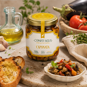 4001 Caponata Confit Haus 220g Vegana e Sem Glúten