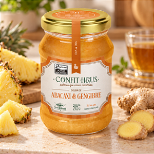 Geleia de Abacaxi com Gengibre Confit Haus 210g