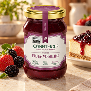Geleia de Frutas Vermelhas Confit Haus 210g