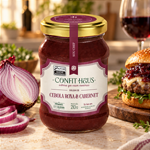 Geleia de Cebola Roxa com Cabernet Confit Haus 210g