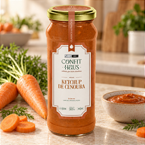 Molho Ketchup de Cenoura Confit Haus 300g