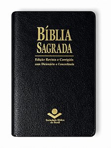 BIBLIA C MARGEM DIC/CONC PRETA