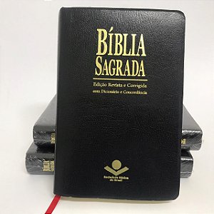 BIBLIA C MARGEM DIC/CONC PRETA