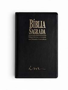 BIBLIA PU PRETA DICIONARIO E CONCORDANCIA