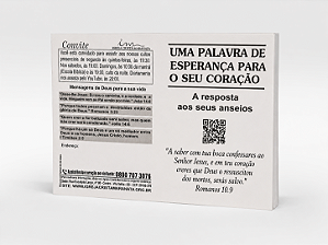 FOLHETO PALAVRA DE ESPERANÇA
