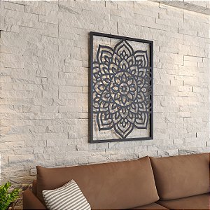 Escultura de Parede - Mandala Retangular
