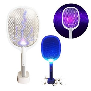 Raquete Elétrica Led UV