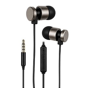 Fone de Ouvido Magnético P2 com Controle Remoto e Microfone