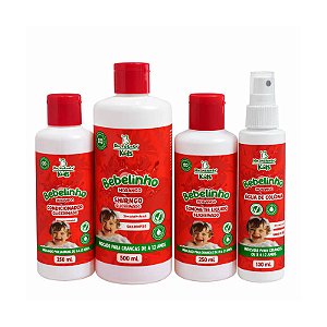 Kit Infantil Cabelo e Corpo Bebelinho Fragância de Morango
