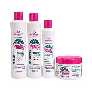 Kit Capilar para Cabelos Cacheados Óleo de Coco e Pantenol