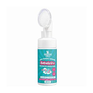 Mousse de Limpeza Facial Infantil Bebelinho Algodão Doce