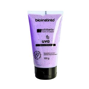 Esfoliante Extrato Uva Corporal e Facial com Colágeno 150g