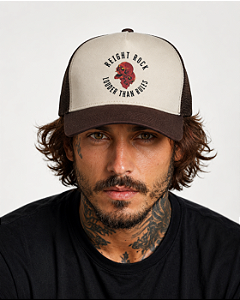 BONE REIGHT SKULL TRUCKER MARROM