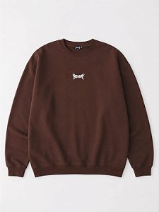 MOLETOM CARECA REIGHT STREET MARROM