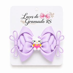 Laço Lilás Infantil Amora Menina Presente Aniversário Criança