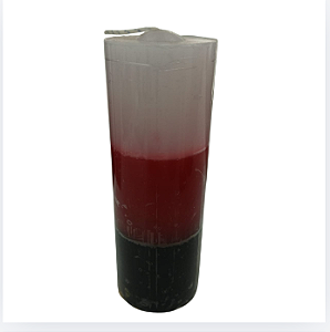 Vela 7 Dias Tricolor 250g