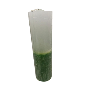 Vela 14 Dias Branca/Verde 510g