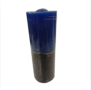 Vela 14 Dias Azul/Preta 510g