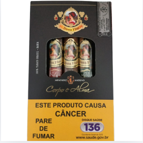 Charuto Dona Flor Corpo e Alma - Caixa com 3 Robustos