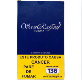 Charuto San Raffael Baunilha - Petaca com 5 Unidades
