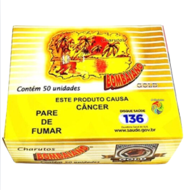 Charuto Bom Baiano Gold - Caixa com 50 Unidades