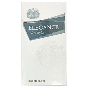 Cigarro Super Fino Elegance Ultra Lights - Maço com 20 Unidades