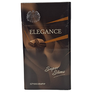 Cigarro Super Fino Elegance Chocolate - Maço com 20 Unidades