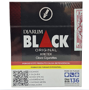 Cigarro Black Cravo - Maço com 20 Unidades