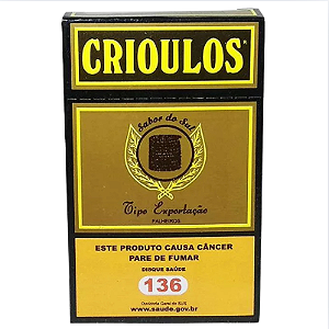 Cigarro de Palha Crioulos - Caixa com 14 Unidades
