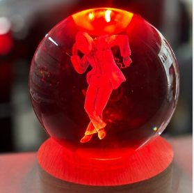 Luminária Zé Pelintra Bola de Cristal LED USB