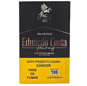 Palheiro Eduardo Costa Haras Black – Caixa com 20 Unidades