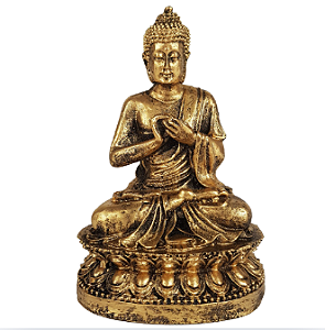 Buda Hindu Rezando em Resina
