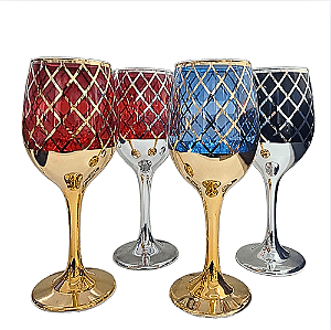Taça Decorada para Bebidas e Oferendas | Diversas Cores