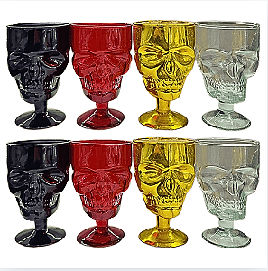 Taça Caveira para Bebidas e Oferendas | Diversas Cores